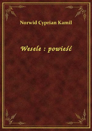 Wesele : powieść – ebook