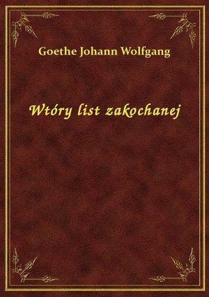 Wtóry list zakochanej – ebook