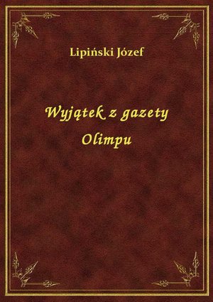 Wyjątek z gazety Olimpu – ebook