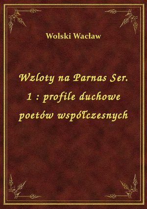Wzloty na Parnas Ser. 1 : profile duchowe poetów współczesnych – ebook