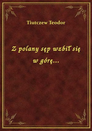 Z polany sęp wzbił się w górę... – ebook