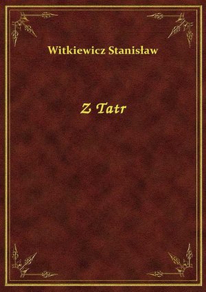 Z Tatr – ebook