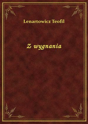 Z wygnania – ebook