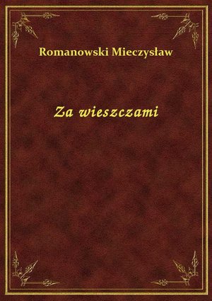 Za wieszczami – ebook