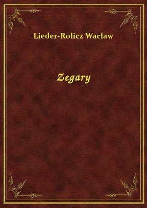 Zegary – ebook