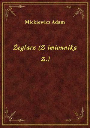 Darmowe ebooki: Żeglarz (Z imionnika Z.) – ebook