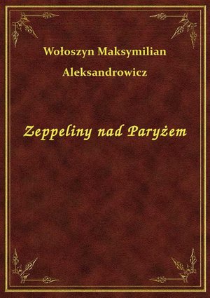 Zeppeliny nad Paryżem – ebook