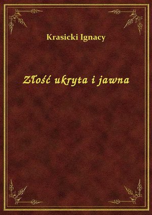 Złość ukryta i jawna – ebook