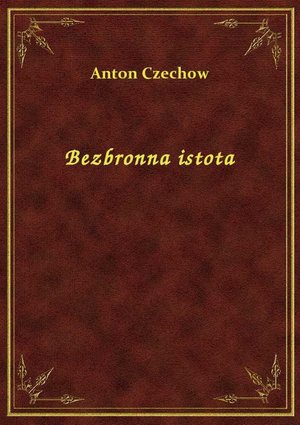 Bezbronna istota – ebook