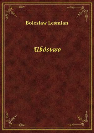 Ubóstwo – ebook