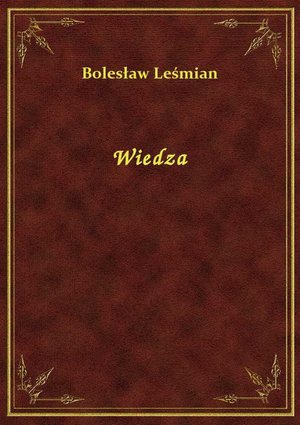 Wiedza – ebook