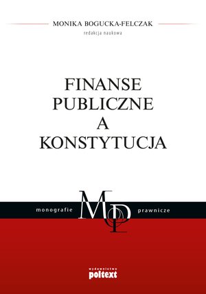 Finanse publiczne a Konstytucja – ebook