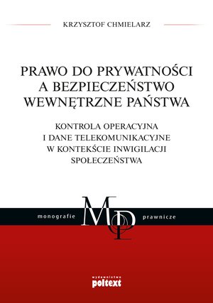 Prawo do prywatności a bezpieczeństwo wewnętrzne państwa – ebook