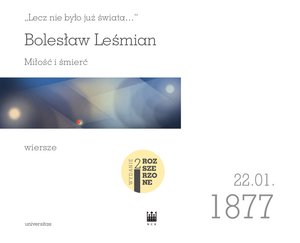 Lecz nie było już świata…. Miłość i śmierć. Wiersze – ebooki
