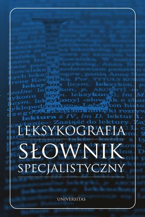Leksykografia - słownik specjalistyczny – ebooki