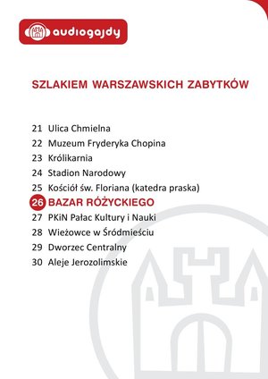 Bazar Różyckiego. Szlakiem warszawskich zabytków – audiobooki