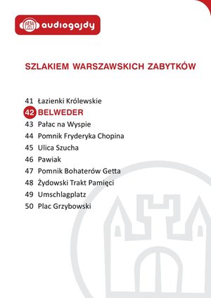Wakacje i podróże: Belweder. Szlakiem warszawskich zabytków – audiobooki