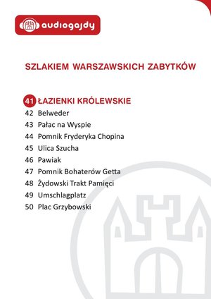 Łazienki Królewskie. Szlakiem warszawskich zabytków – audiobooki
