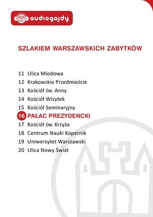 Pałac Prezydencki. Szlakiem warszawskich zabytków – audiobooki