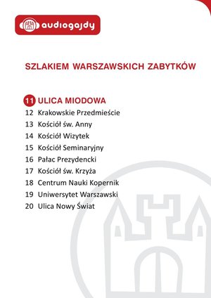 Ulica Miodowa. Szlakiem warszawskich zabytków – audiobooki