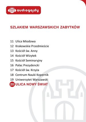 Ulica Nowy Świat. Szlakiem warszawskich zabytków – audiobooki
