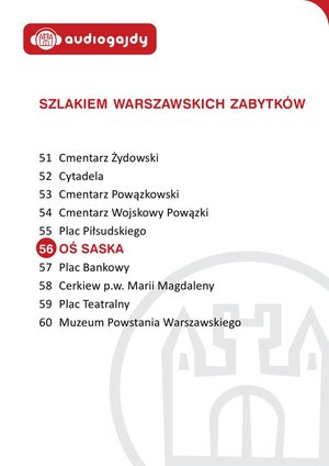 Oś Saska. Szlakiem warszawskich zabytków – ebooki