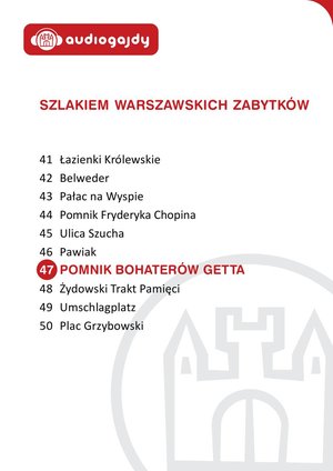 Pomnik Bohaterów Getta. Szlakiem warszawskich zabytków – ebooki