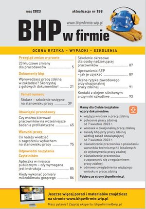 „BHP w firmie” maj 2023 – ebooki