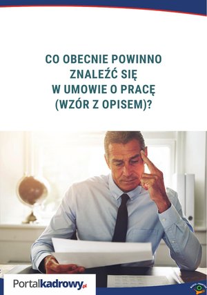Co obecnie powinno znaleźć się w umowie o pracę (wzór z opisem)? – ebooki