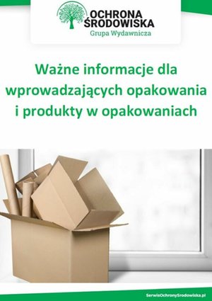 Ważne informacje dla wprowadzających opakowania i produkty w opakowaniach – ebooki