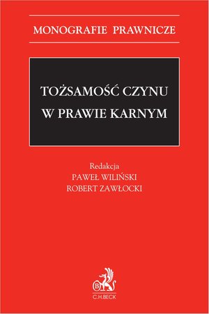 Tożsamość czynu w prawie karnym – ebook