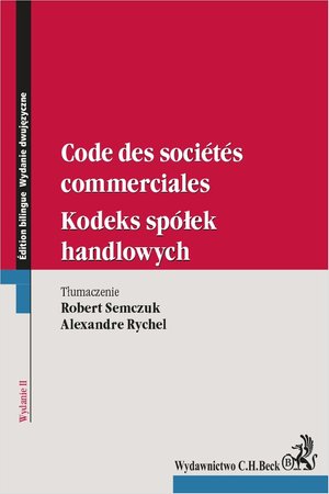 Kodeks spółek handlowych. Code des societes commerciales – ebook