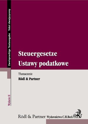 Ustawy podatkowe. Steuergesetze – ebook
