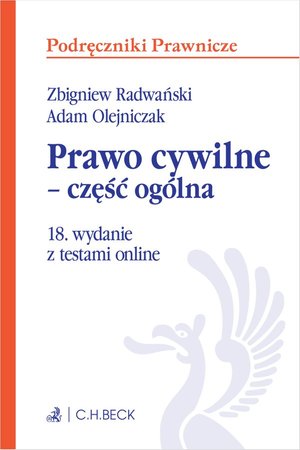 Prawo cywilne - część ogólna z testami online – ebook