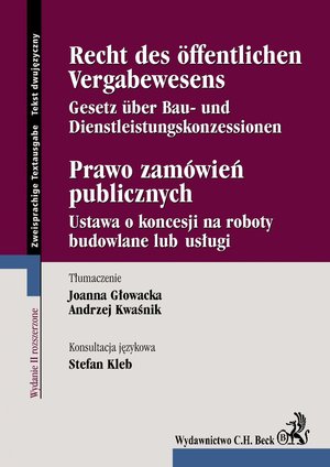 Prawo zamówień publicznych. Recht des Öffentlichen Vergabewesens – ebook