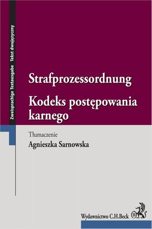 Kodeks postępowania karnego. Strafprozessordnung – ebook