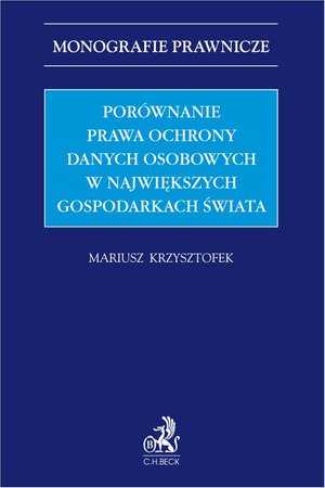 Porównanie prawa ochrony danych osobowych w największych gospodarkach świata – ebook
