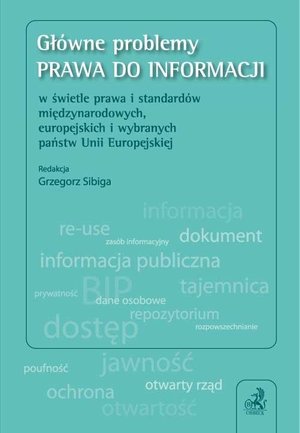 Główne problemy prawa do informacji w świetle prawa i standardów międzynarodowych, europejskich i wybranych państw Unii Europejskiej. – ebook