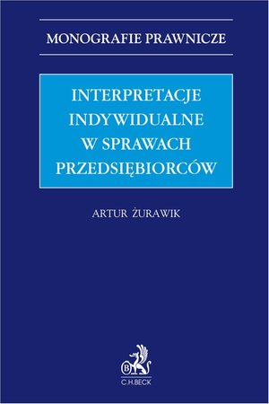 Interpretacje indywidualne w sprawach przedsiębiorców – ebook