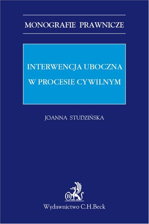 Interwencja uboczna w procesie cywilnym – ebook