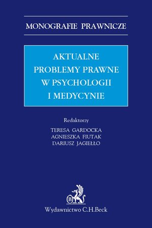 Aktualne problemy prawne w psychologii i medycynie – ebook