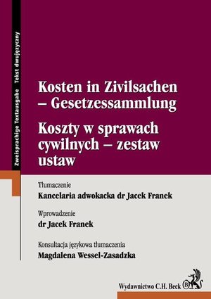 Koszty w sprawach cywilnych - zestaw ustaw Kosten in Zivilsachen - Gesetzessammlung – ebook