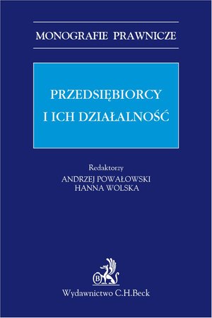 Przedsiębiorcy i ich działalność – ebook