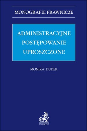 Administracyjne postępowanie uproszczone – ebook