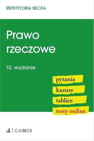 Prawo rzeczowe. Pytania. Kazusy. Tablice. Testy online – ebook