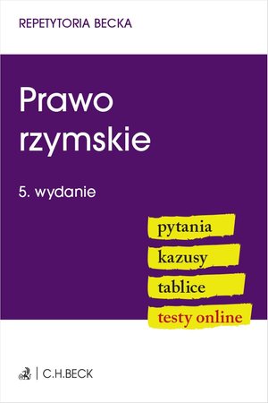 Prawo rzymskie. Pytania. Kazusy. Tablice. Testy online – ebook
