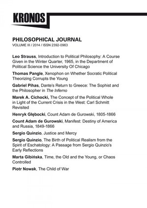KRONOS III/2014. Philosophical Journal – eprasa