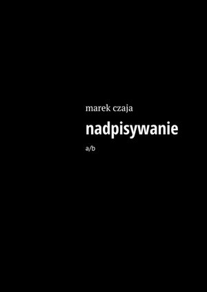 nadpisywanie – ebook