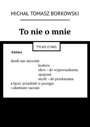 To nie o mnie – ebook