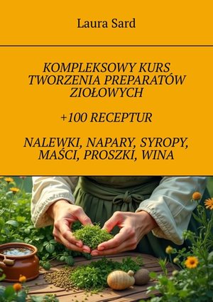 Kompleksowy kurs tworzenia preparatów ziołowych + 100 receptur. Nalewki, napary, syropy, maści, proszki, wina – ebook